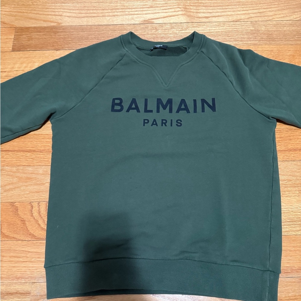 Balmain Paris Men's Green Sweater